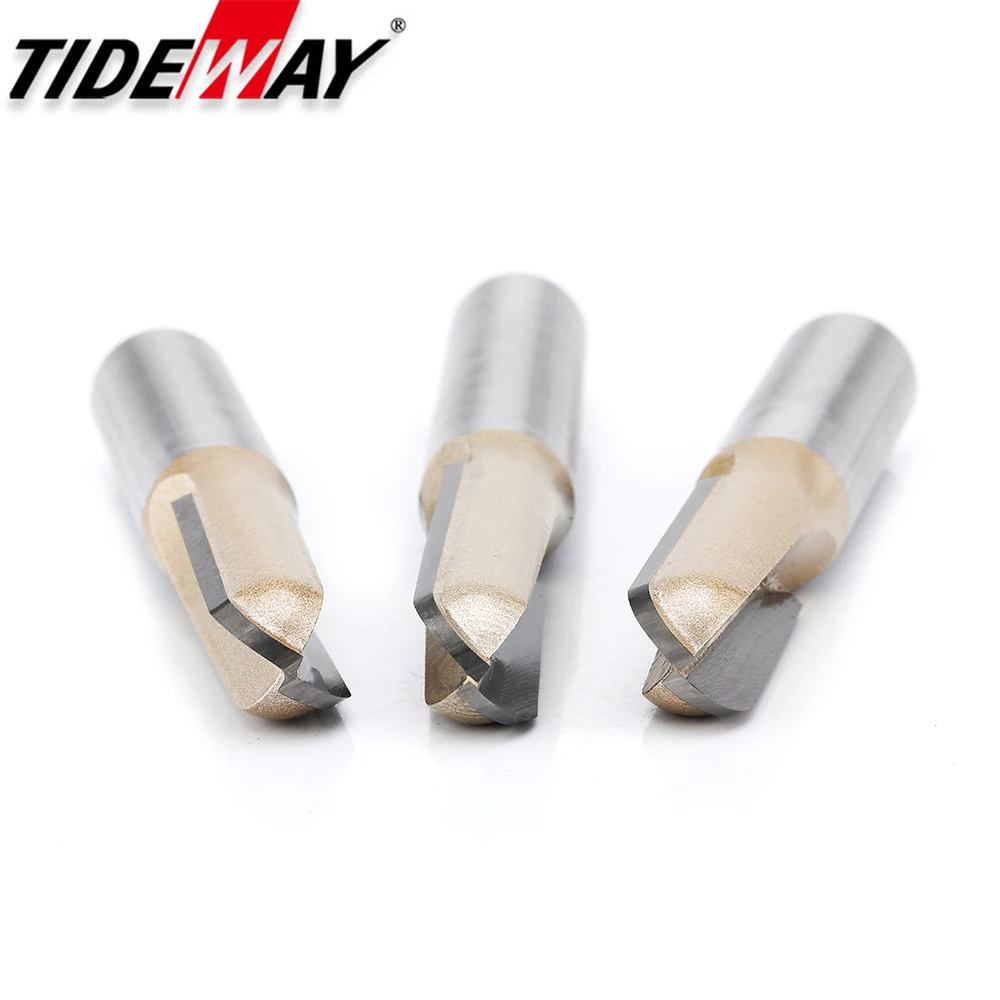 Tideway Deepen Woodworking Round Cove Bit Tungsten Carbide 1/2  1/4 Inch Shank Professional Grade RouterBits for Wood