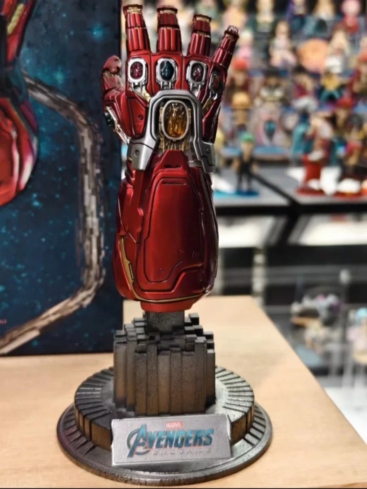 

Marvel Avengers Thanos Hulk Infinity Gauntlet Glow Iron Man Nano Gloves 1:4 Collectible Figurine Model Decorative Item Toys Gift
