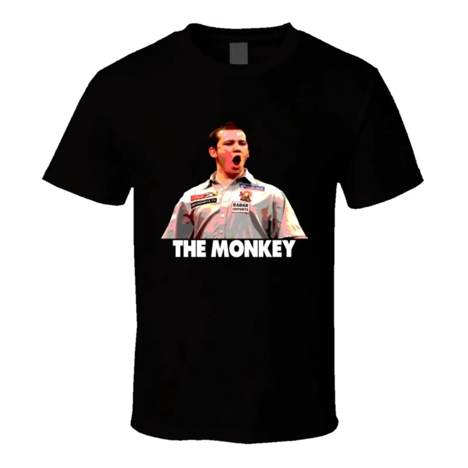 Aaron Monk The Monkey Darts Player Fan Cool s For Players T Shirt vintage Washed Top For Everyday Wear Breathable Unisex Casual