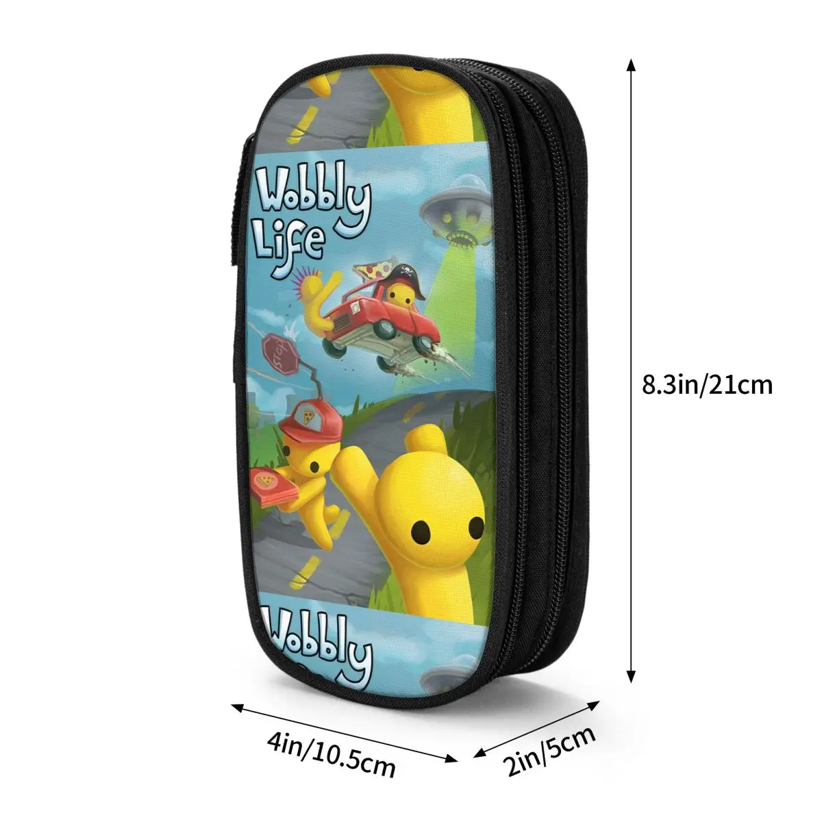 Wobbly Life Gaming Funny Pencil Case Hot Games Pencilcases Pen Holder for Student Large Storage Bags Students School Stationery