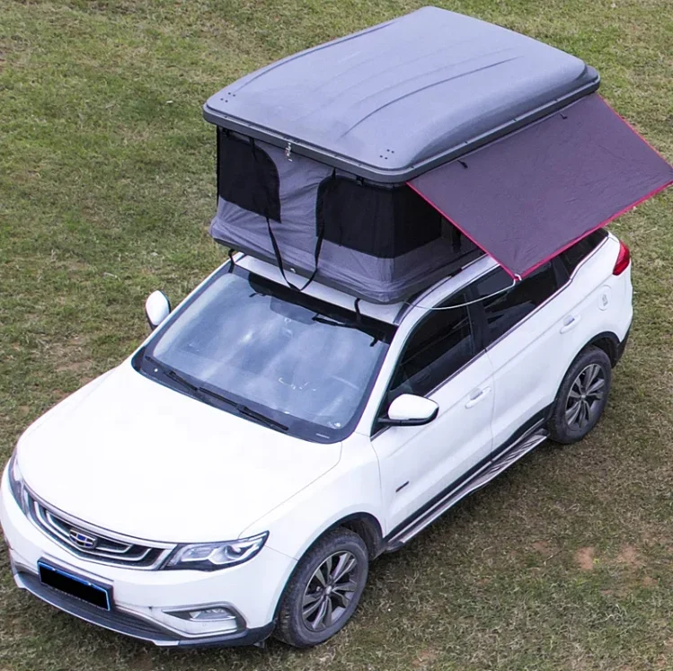 Wholesale 2-3 Person Ultra-light Rooftop Truck Tent Customized Available Hard Shell Roof Tent For 4X4