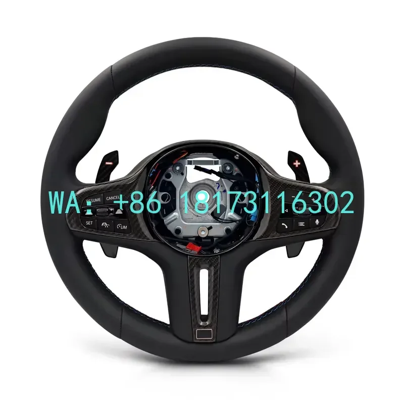 

China Plant 2026 With ACC Carbon Trim Full Leather Steering Wheel X5 G05 X7 G07 G11 G12 G20 G30 M2 G87 M3 G80 M4 G42 G82