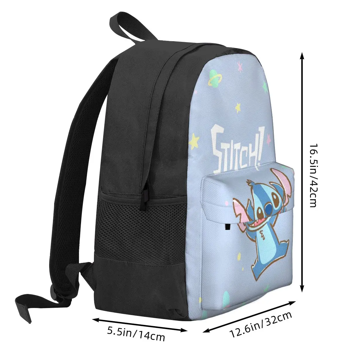 Mochila bonita de Lilo y Stitch para mujer, bolso escolar de moda para niños, Mochila para computadora, bolso de hombro de gran capacidad para niños y niñas