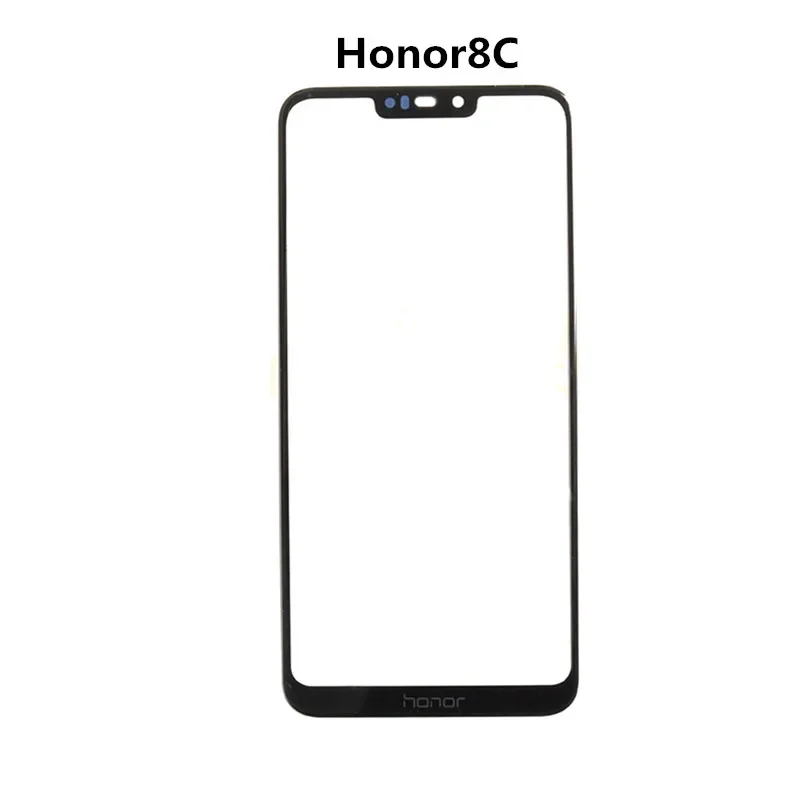 شاشة تعمل باللمس لهواوي الشرف 8C 8X 9A 9C 9X Pro 10X Lite X20 X30 Max X40 اللوحة الأمامية شاشة الكريستال السائل خارج قطع غيار الزجاج + OCA