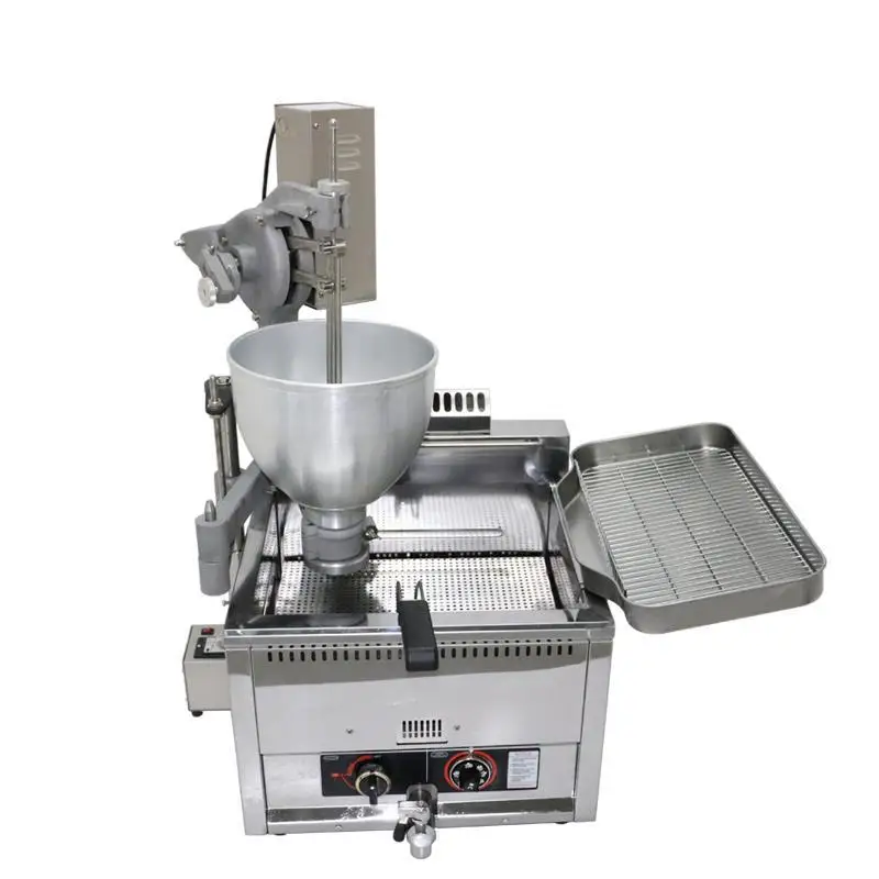 

Desktop gas donut machine for frying snacks, commercial equipment