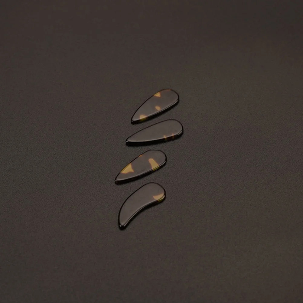 

8 Pcs Piano Picks Smooth Round Finger Protection Covers Lightweight Compact Guzheng Supplies Practice Nails