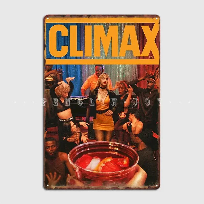 Climax Metal Sign Custom Club Bar Wall Mural Wall Decor Tin Sign Poster