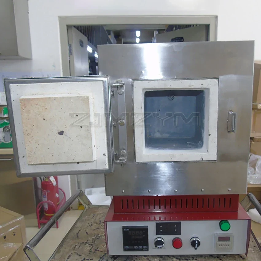 110/220V Laboratory Electric Furnace Dental Lab Burnout Oven Muffle Furnace for Preheating Crucible and Wax Elimination 3300W