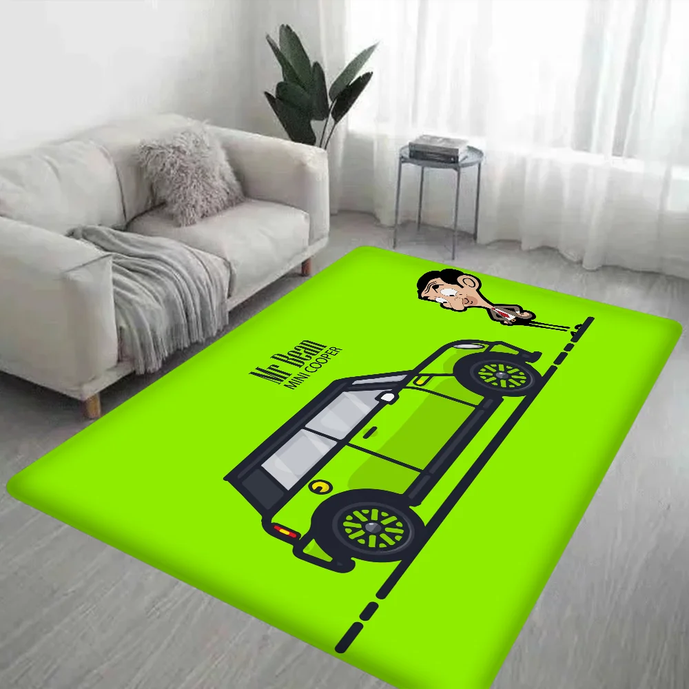 Mr-Bean CARTOON Floor Mat INS Style Soft Bedroom Floor House Laundry Room Mat Anti-skid Household Carpets