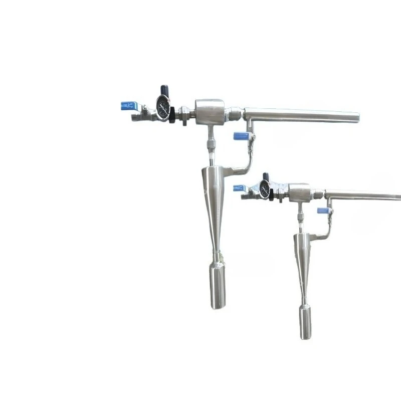 

Push-in pulverized coal sampling device with rotatable probe