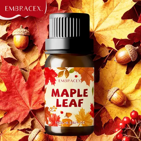 10ml Maple Leaf Fragrance Oil Fall Atmosphere Autumn Scent Aroma Diffuser Oil Fragrance & Odor Removal Car Air Freshener Gift
