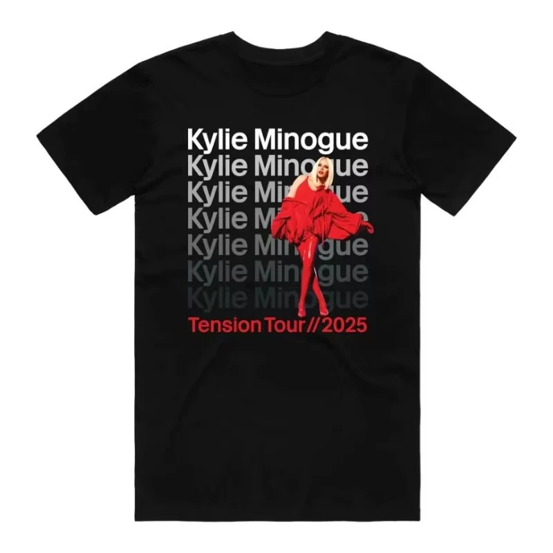 

Kylie Minogue Printed T-Shirt Men's Summer Personality Street Short Sleeve Cotton Loose Crew Neck Men and Women Harajuku T-Shirt