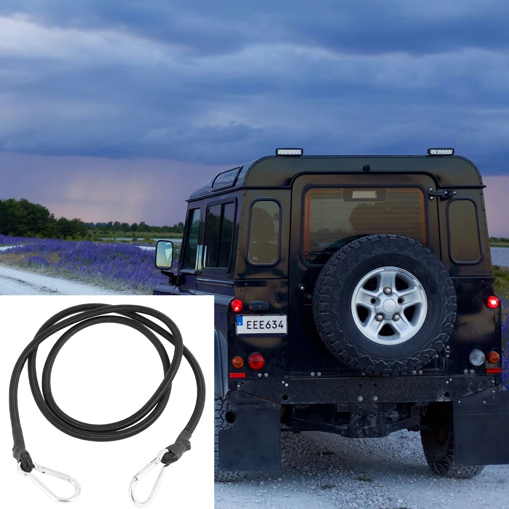 

Heavy Duty Bungee Cord Motorcycle Luggage Strap Camping Flat Cords Stretchy Bike