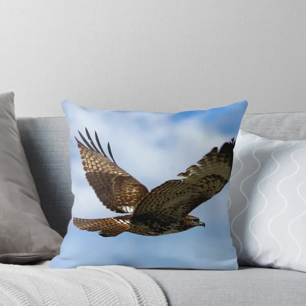 Redtail Hawk Flight Throw Pillow Cushions For Children Sitting Cushion Anime pillow