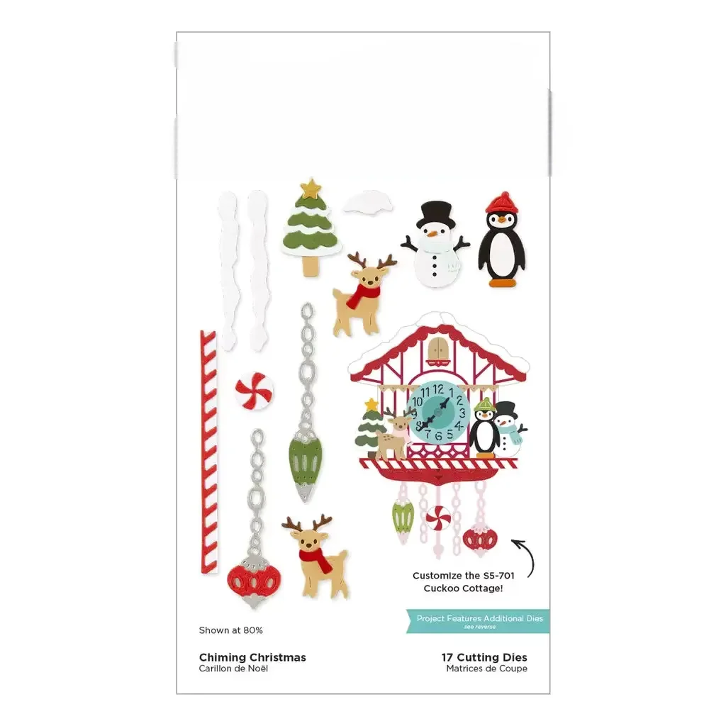 

New Chiming Christmas Collection Metal Cutting Dies for DIY Making Card Scrapbook Embossed Paper Craft Supplies Template
