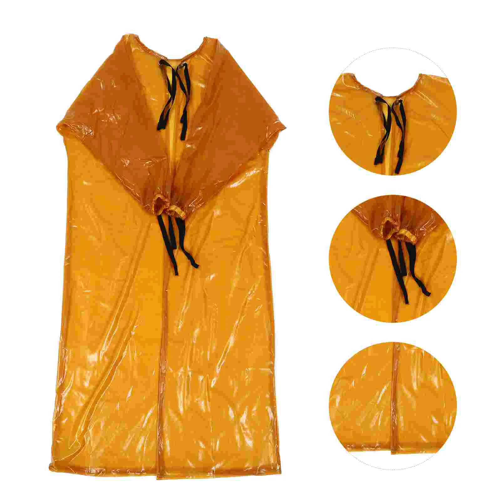 Ropa de trabajo impermeable con capucha, pantalones, delantal, bata resistente al ácido de Pvc para adultos, elástico resistente al desgaste