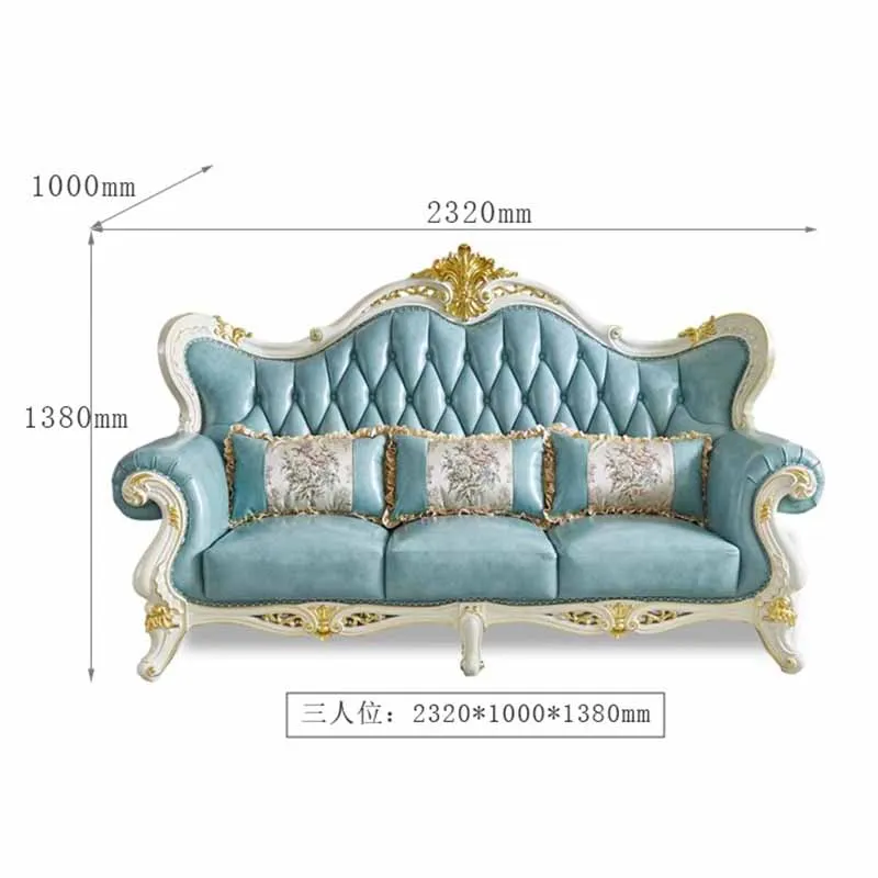 Rama drewniana europejska sofy do salonu luksusowy projektant romantyczna Sofa na ramię elegancka podłoga Canape Salon De Luxe dom umeblowanie