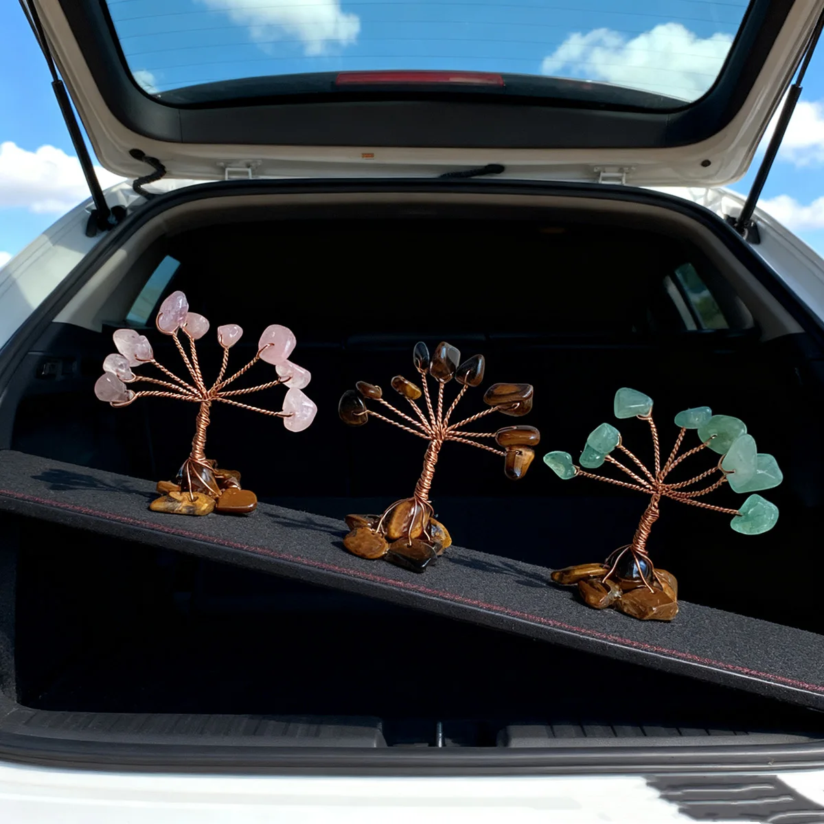 

Tiger Eye Stand Tree Natural Reiki Crystal Gemstone Chakra Healing Crystal Home Office Desk Gemstone Energy Decoration Gift