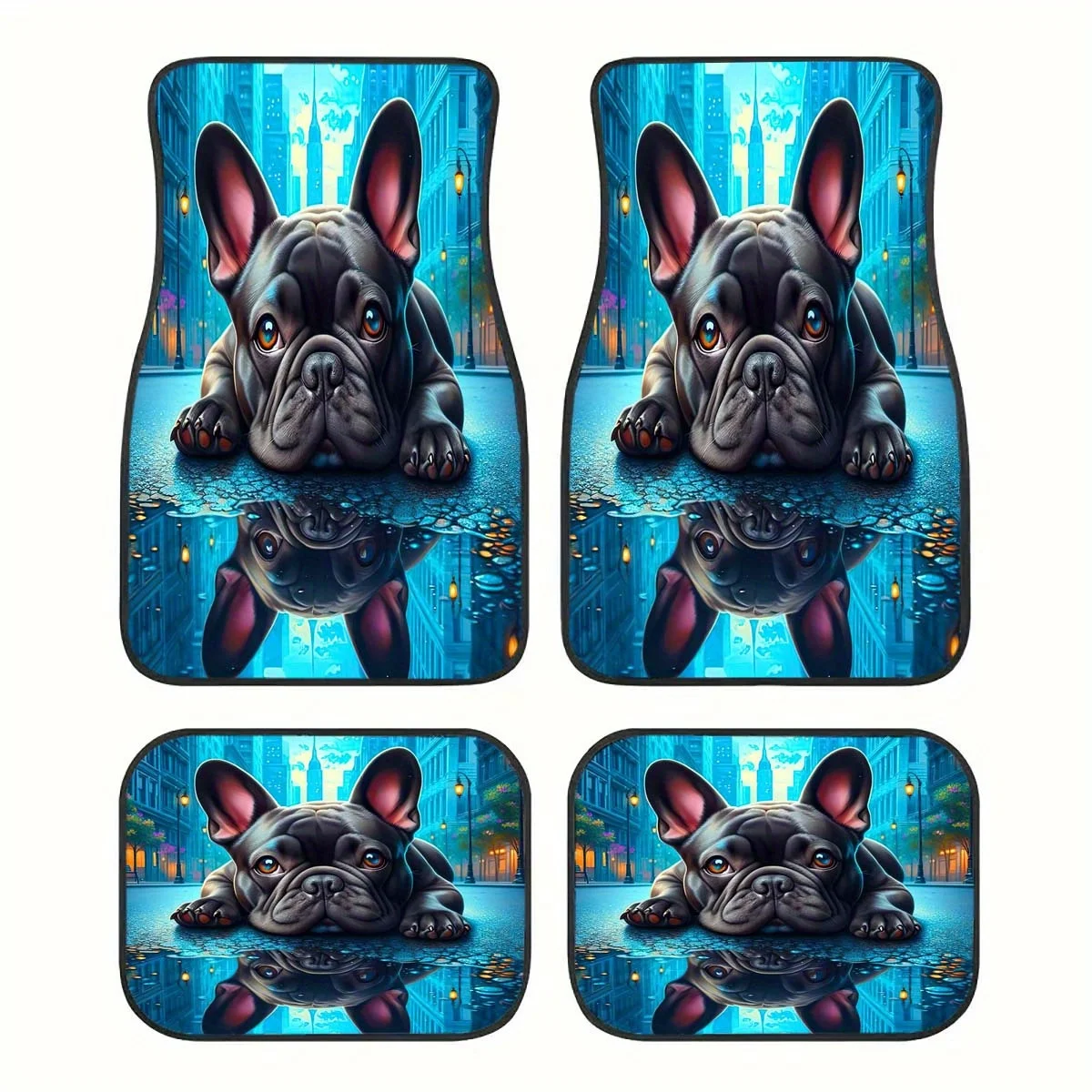 

Car Floor Mats Comfortable Crystal Velvet Vehicles Floor Mats, Front & Rear Full Coverage Auto Interior Accessories, Suitable Fo