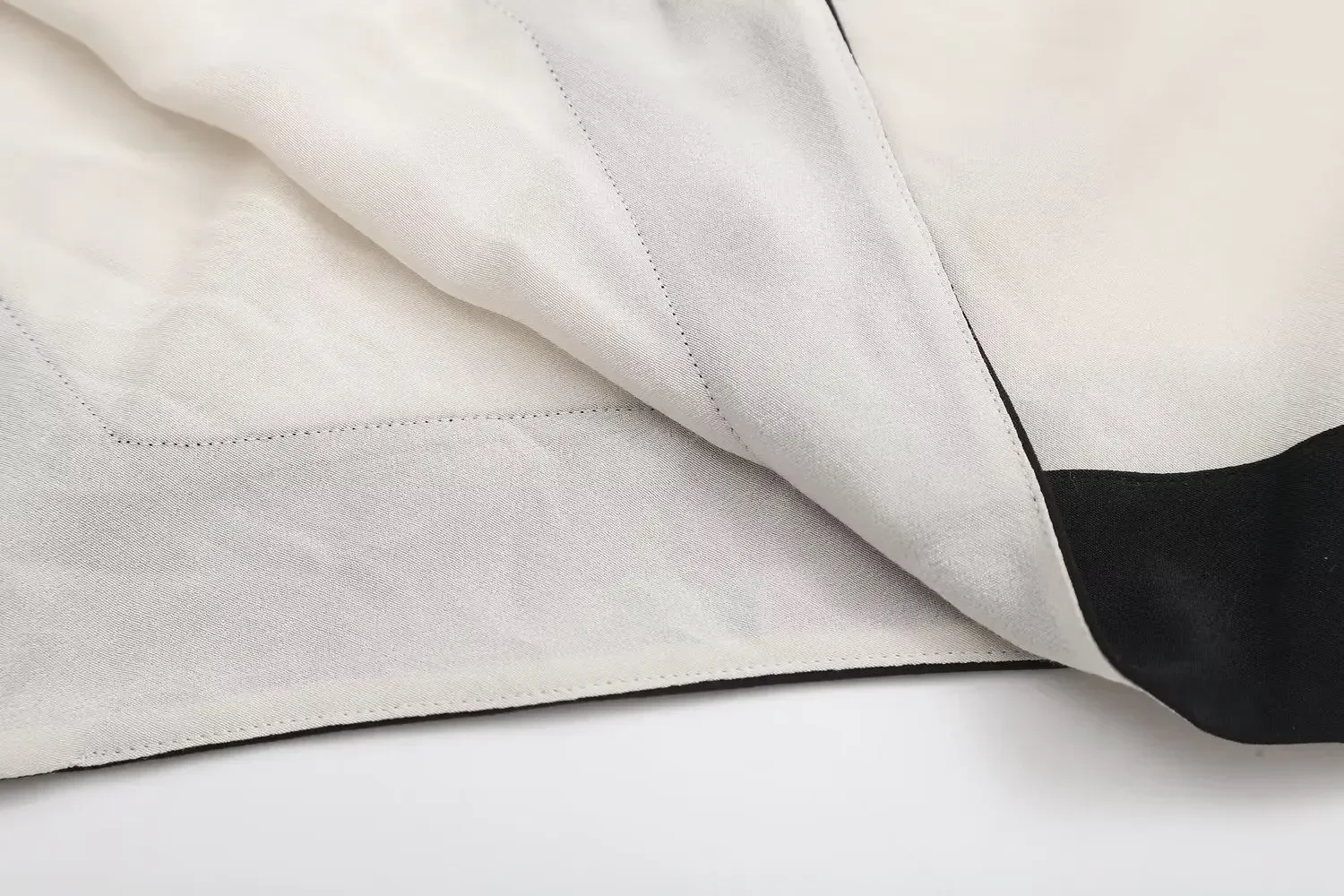 Novedad de verano, vestidos de mujer a la moda con cuello en V, rayas contrastantes, vestido con tirantes de longitud media para mujer