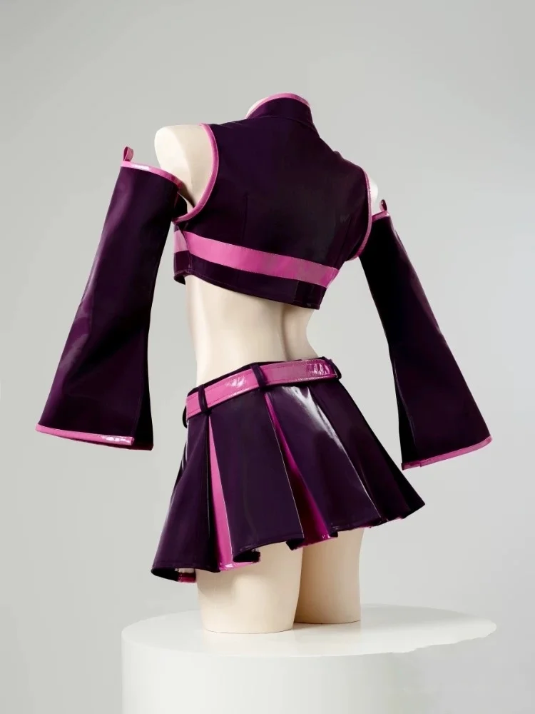 Anime 2.5 Dimensional Seduction Miriella Cosplay Costume Wig Skirt Uniform Wings Stocking Mikari Tachibana Halloween Party Dress