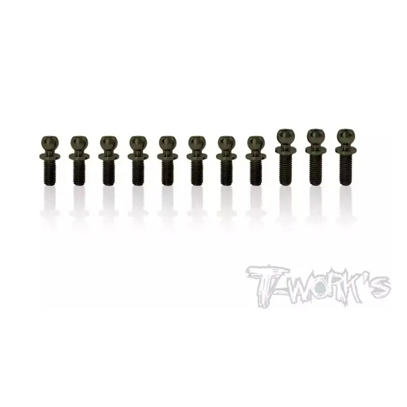 

Original T works TE-236-X10'22 7075-T6 Hard Coated Alum Ball End set ( For Xray X10'22 ) Professional Rc part