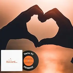 Bienen-Jubiläumskarte für Sie und Ihn, Valentinstagsgeschenk für Ehemann, Ehefrau, Freund, Freundin, für die Schallplatten-Liebeskarte – Detail 17