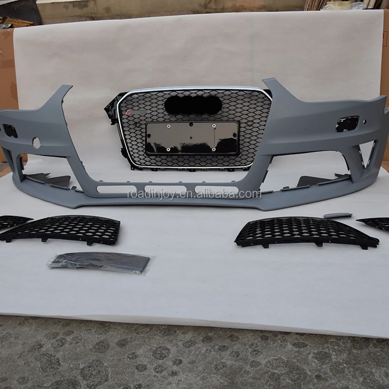 Front Bumper With Grille  For  a4  2013-2016 change to  RS4