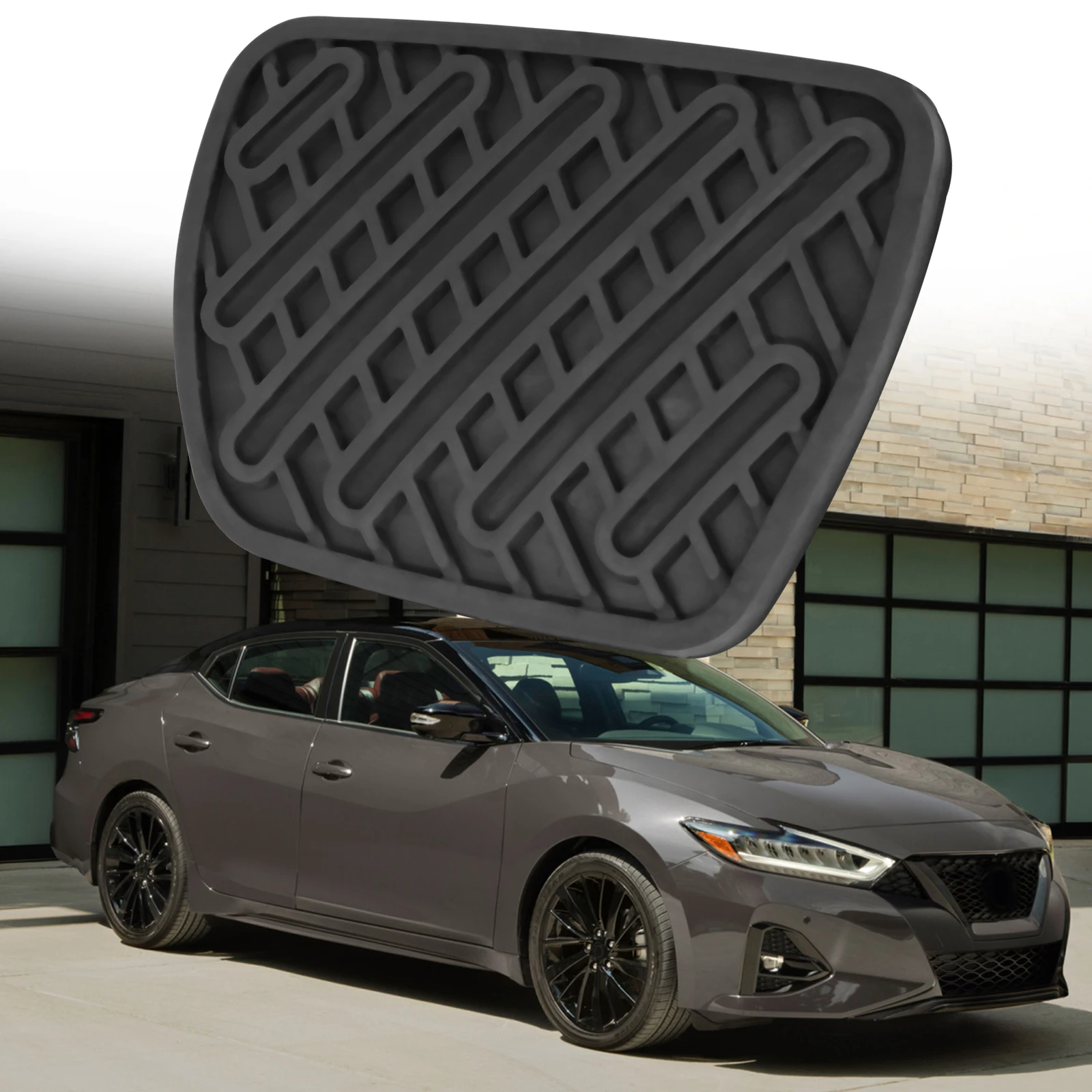 Pad Brake Pedal Cover Rubber For Nissan 370Z Altima NV Maxima 2009 2010 2011 2012 2013 2014 2015 2016 2017 2018 2019 46531-EG01A