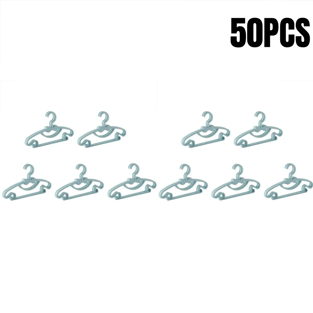 5-50 Stuks Baby Hangers Plastic Kinderkleding Opslag Hanger voor Kwekerij Kinderen Hangers Peuter Baby Draagbare Jassen Thuis rek