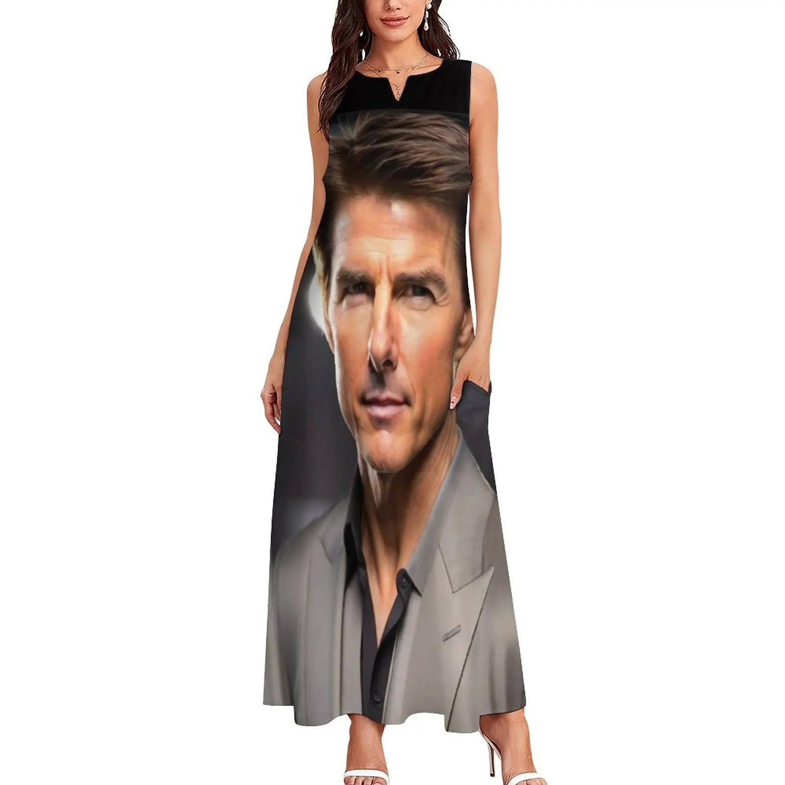 Tom Cruise in Smart Suits Mission Impossible 5 Long Dress dress dresses Party dresses for women loose summer dress