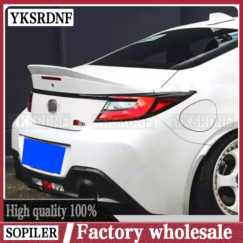 High Quality ABS Spoiler For TOYOTA ZA86 GR86 Subaru BRZ 2022 Body Kit Glossy Black Or Carbon Fiber Rear Wing