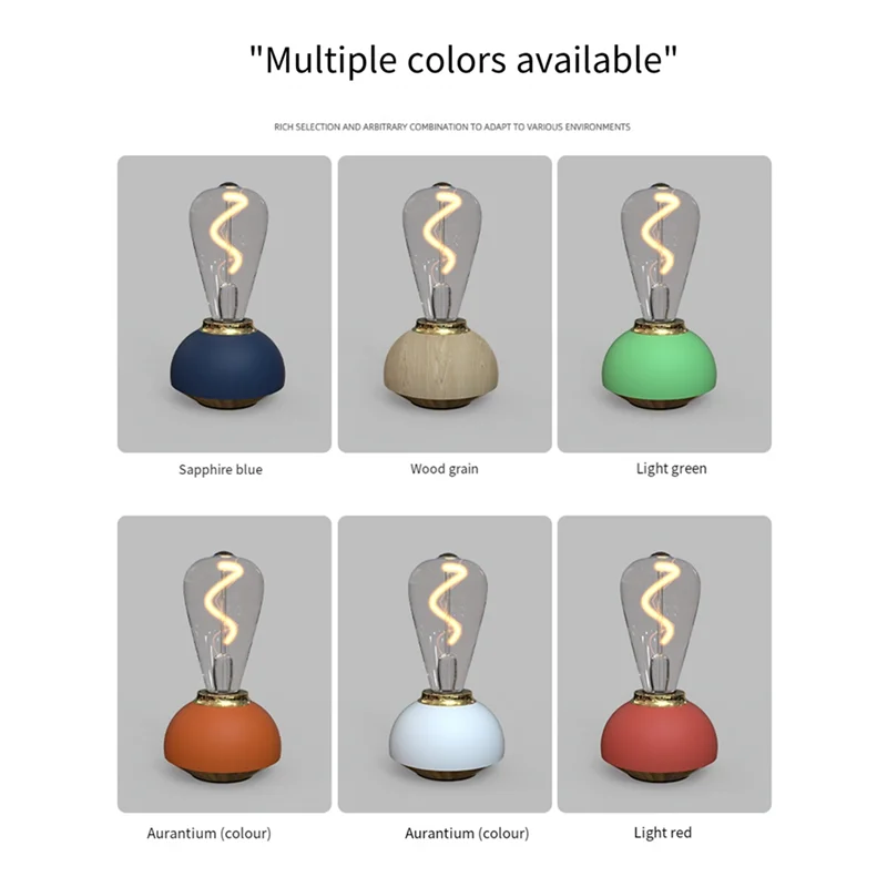 Glass Table Lamp LED Touch Table Lamp Dimmable Table Lamp For Indoor Decor Study Bedroom Table Lamp Easy Install White