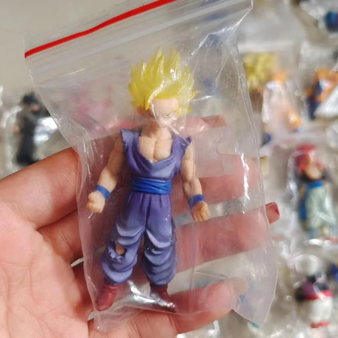 Genuine Anime Action Figure Japanese Version of Dragon Ball Hg Gacha Vegetajv Frieza Rare Model Ornaments