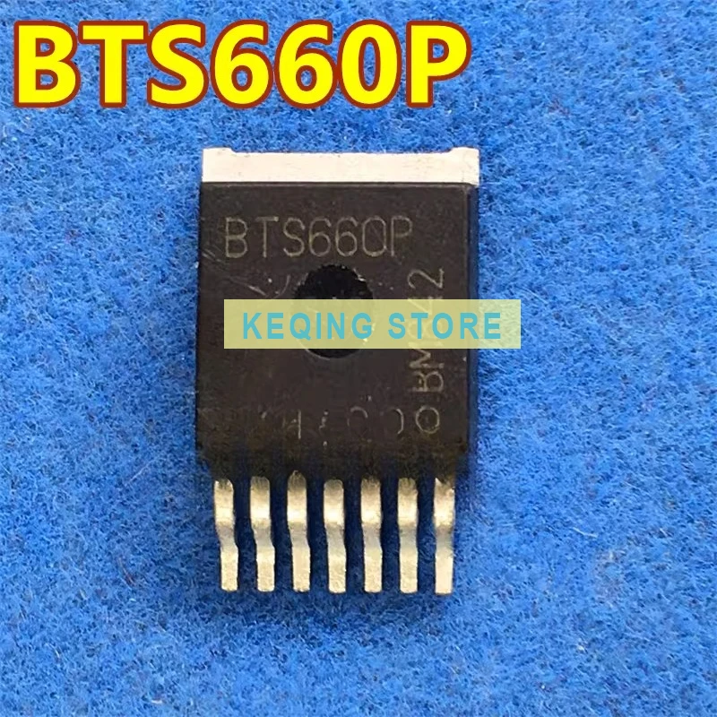 

10PCS Used+Not NEW+Send after Measure Original imported BTS660P patch TO-263-7 automobile, load driver chip IC high power tube
