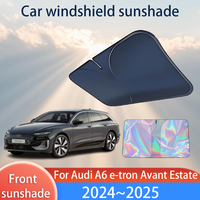 Car Front Window Sun Visor For Audi A6 e-tron Avant Estate 2024~2025 Blocks UV Parasol Sunshade Protector Cover Auto Accessories
