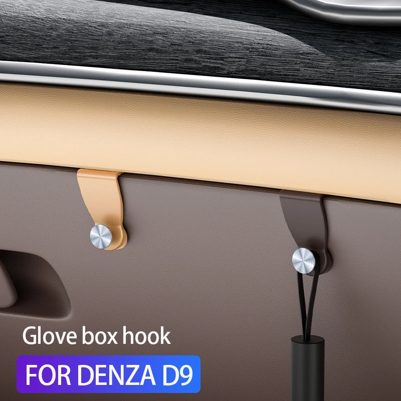 For DENZA D9 2025 2024 2023 Copilot Glove Box Hook Storage hook Shopping bag storage Car interior accessories