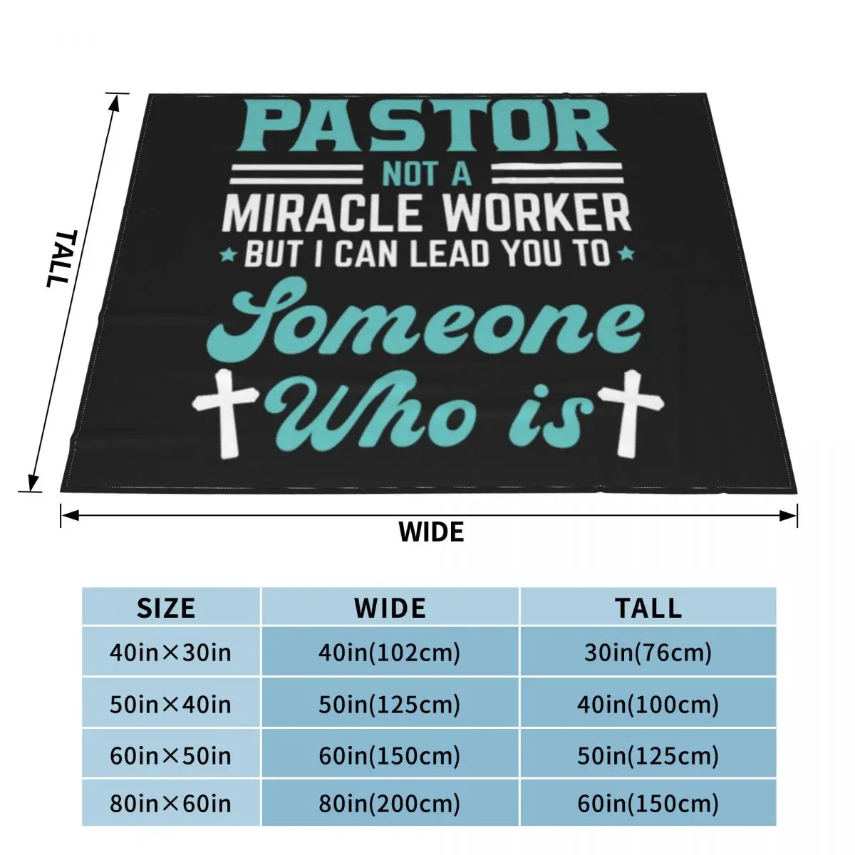 Pastor miracle worker someone who it Throw Blanket Bed Fashion Sofas Weighted Blankets