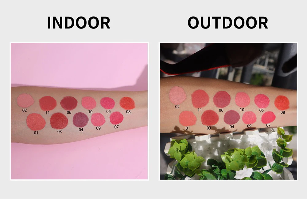 Private Label 11-color Liquid Blush Pigment Long Lasting Waterproof Simple Nature Custom Logo Facial Makeup Wholesale Vegan