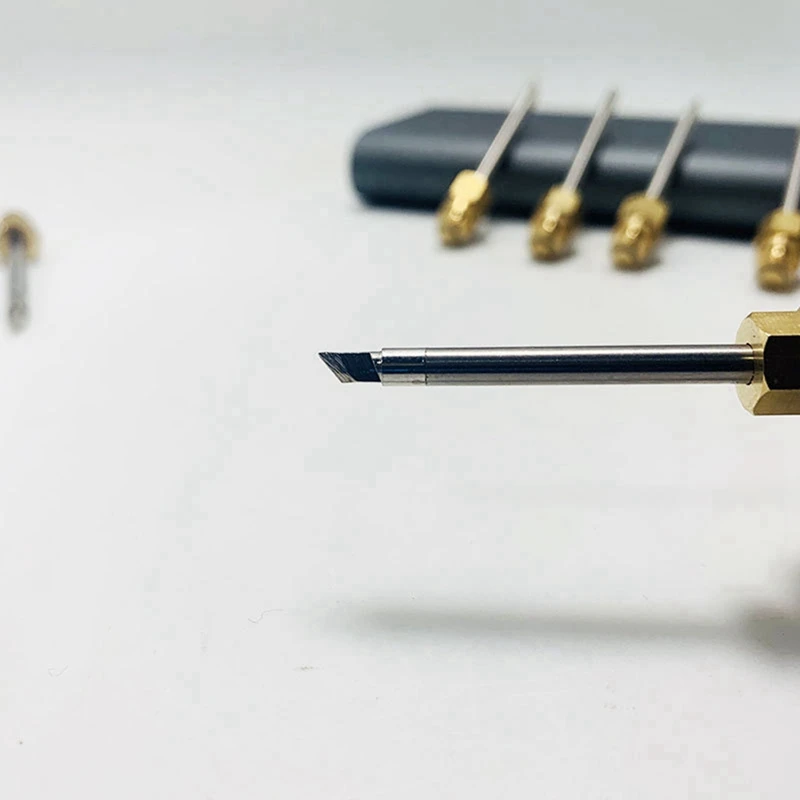 2 Pcs 510 Interface Soldering Iron Tip Mini USB Soldering Iron Tip Welding Rework Accessories, Horseshoe & Pointed