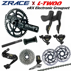 LTWOO eRX eR9 2x12s / 2x11s Electronic Groupset, ZRACE Crankset Cassette Rotor, Replaceable battery, APP programming