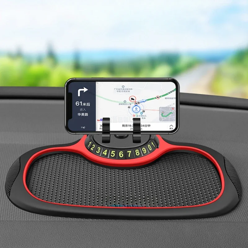 2024For Mobile Phones On The Car  New Car Navigation Rack Swan Bracket special Non-slip Pad For Multi-functional Cars