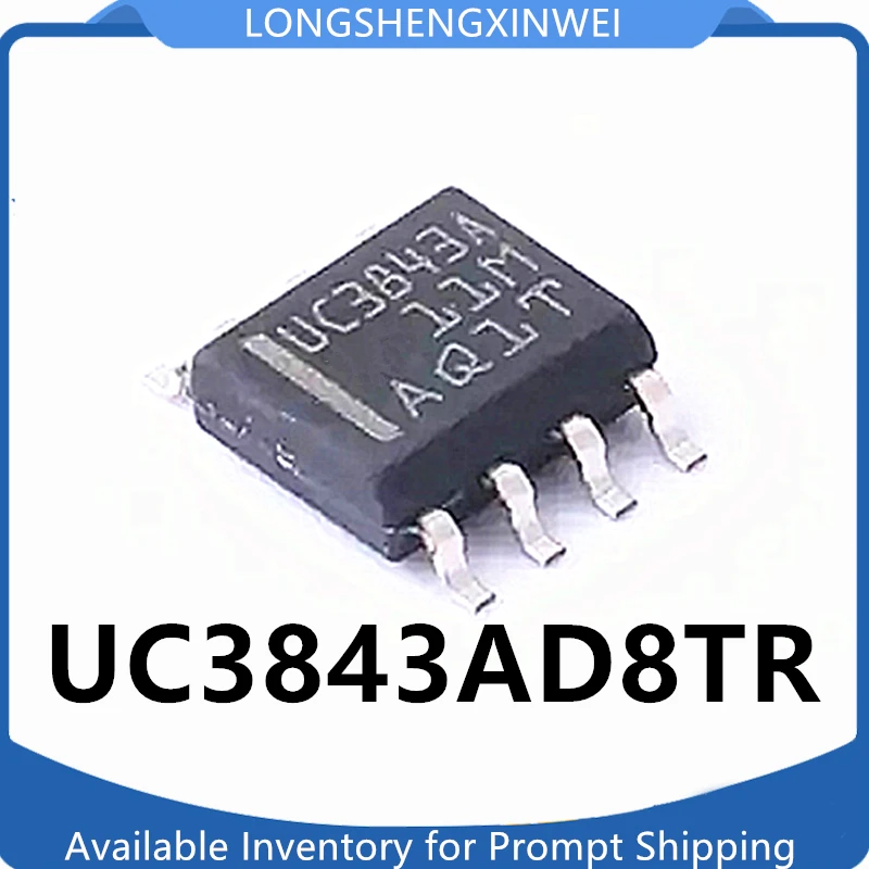 1PCS UC3843AD8TR UC3843 Patch SOP-8 Switch Power Chip IC New Original UC3843A