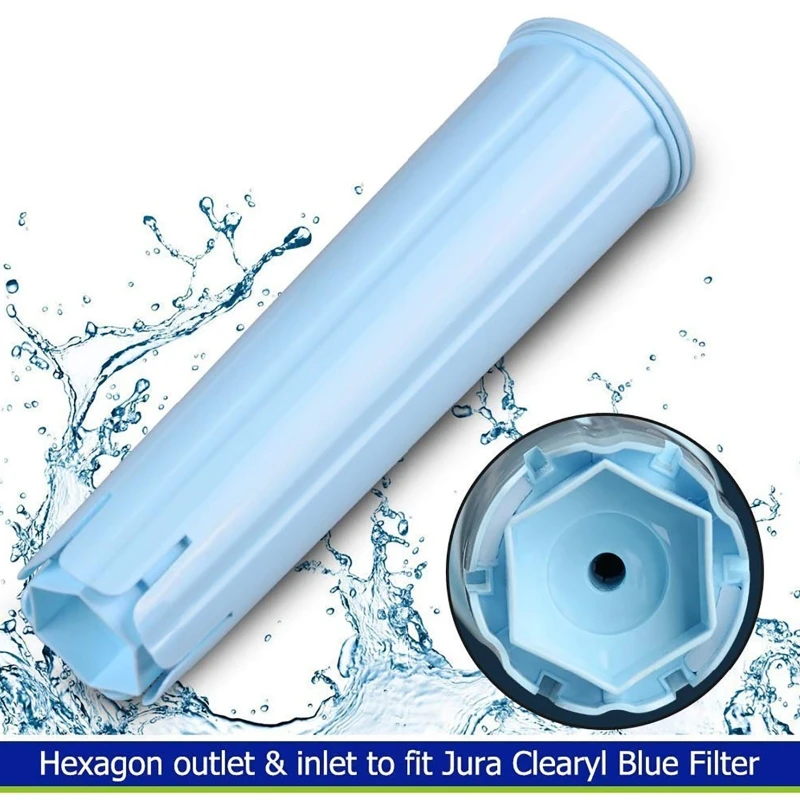 Coffee Machine Water Filter for Jura Claris Blue Automatic Espresso Compatible with A9/C5/C60/C9/F50/J6/F7/F8/J9 A0NC