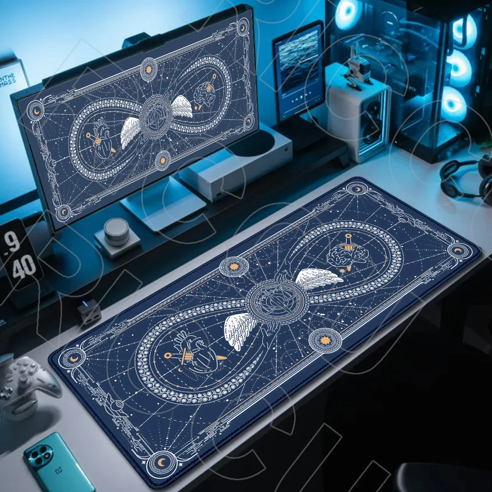 

XXL HD Angel Card Tarot Design Mouse Pad Card Game PC Accessories Desk Mat Large Computer Mousepad Anti-slip Card protective Mat