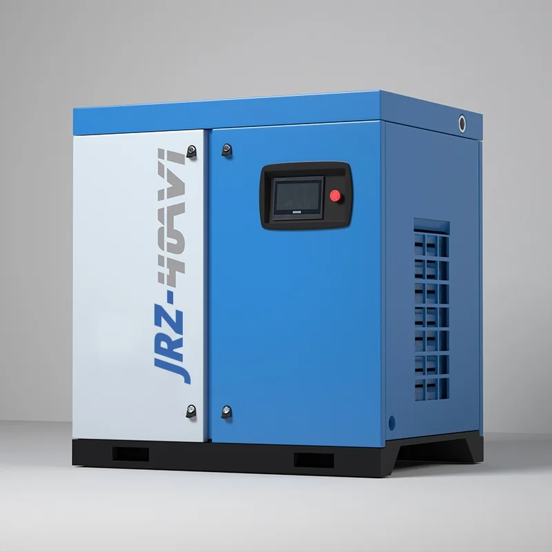 High Efficiency JRZ-20AVI 0.8MPa Permanent Magnet Integrated Oil Cooled Screw air Compressor 3800r/min 15KW 65±2dB(A) 380v 50Hz
