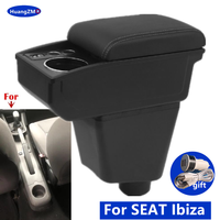 For SEAT Ibiza III 2001-2008 Armrest Box For Seat Ibiza 6j Ibiza 6L Car Armrest Storage Box Dedicated Retrofit Car Accessories