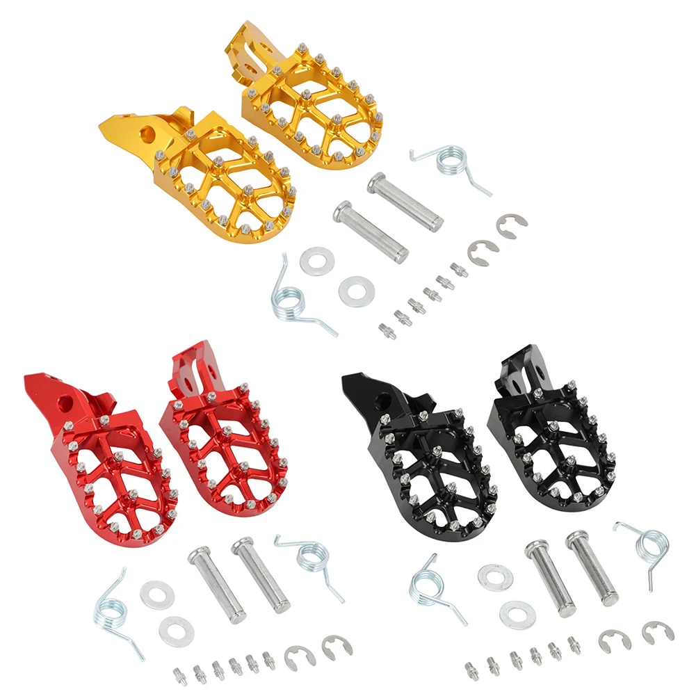 

CNC Aluminum Dirt Bike Pedal Dirt Bike Replacement Gold Foot Pegs Alloy Material Foot Pegs For Electric Biking