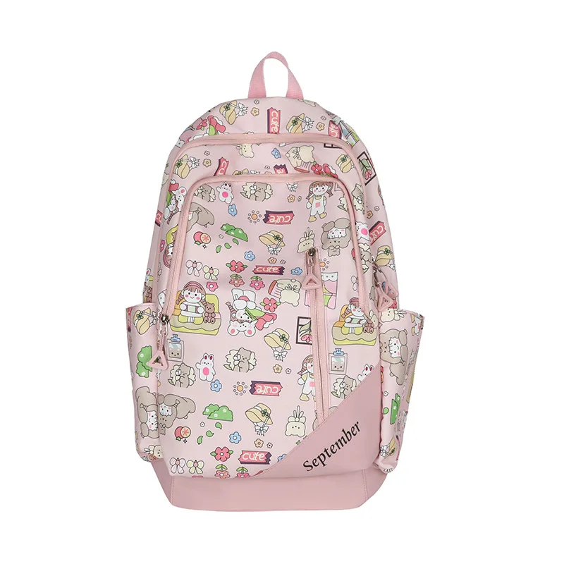 Graffiti Backpack for Teens Large  Bookbag Lightweight 19 Inch Laptop Bag for Girls Boy Casual High School College Traveling Bag