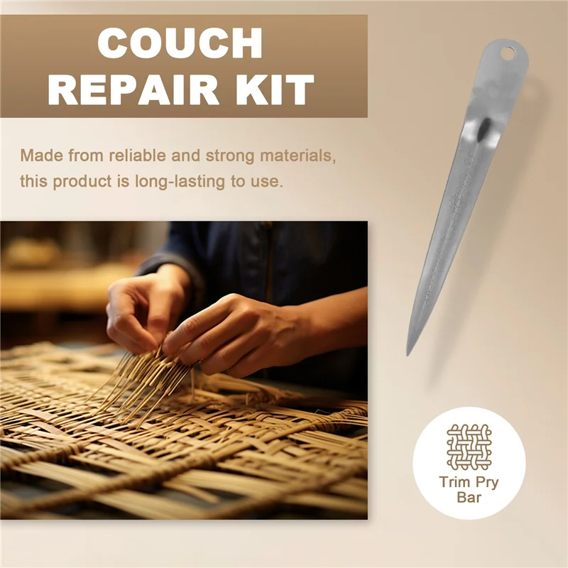 

A78U-Rattan Tool Furniture Tools Furniture Repairing Pick Pry Tools Chair Cane Supplies Trim Pry Bar Tool Wicker Repair Tool, Du